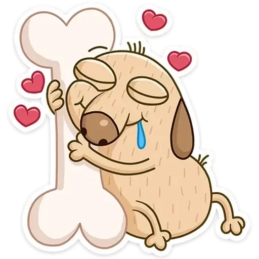 Стикер Diggy_by_MoiStikiBot - 1