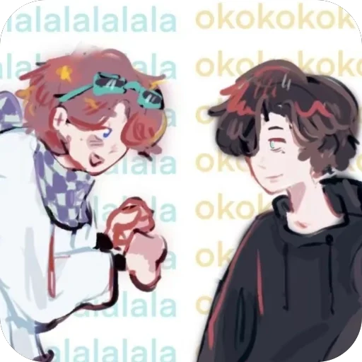 human face anime clothing