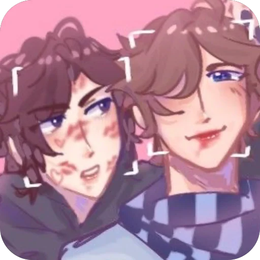 аниме человеческое лицо мультфильм