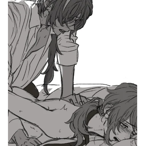 иллюстрация эскиз аниме