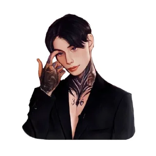 Стикер Дима Матвеев 🖤 - 9