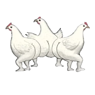 Sticker Стая Журавля - 2