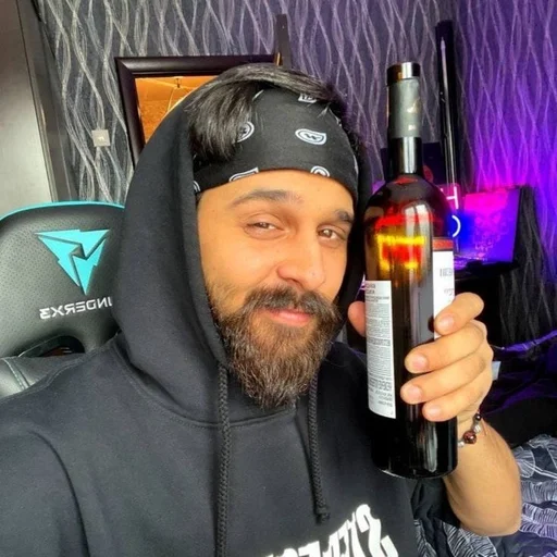 person human face drink