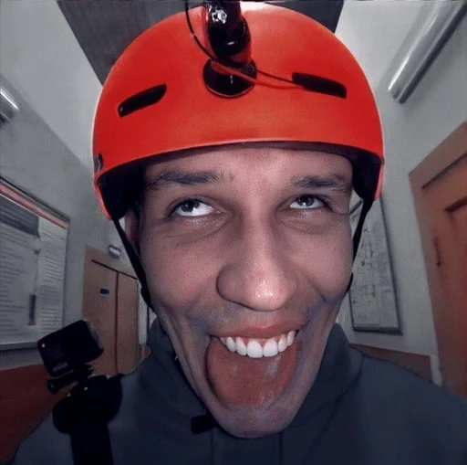 human face person helmet