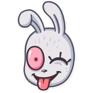Sticker Dirty Bunny - 1