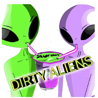 Sticker Dirty Aliens - 4
