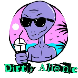 Sticker Dirty Aliens - 5