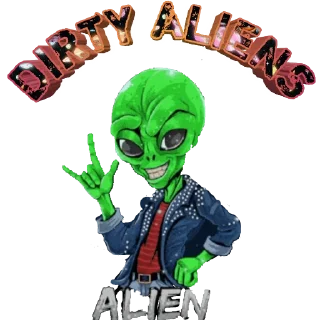 Sticker Dirty Aliens - 10