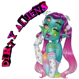 Sticker Dirty Aliens - 9