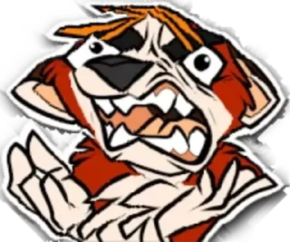 Sticker Distorted Furry - 10