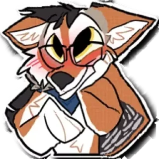 Sticker Distorted Furry - 3