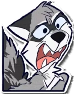 Sticker Distorted Furry - 6