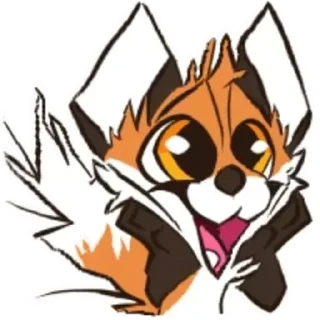 Sticker Distorted Furry - 8