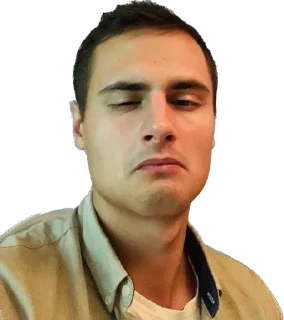 Стикер Гей Олег - 1