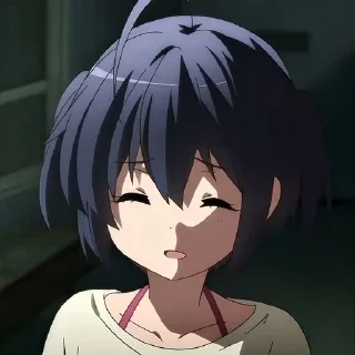 Sticker Рика таканаши @anime_stickerr - 0