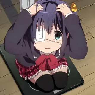 Sticker Рика таканаши @anime_stickerr - 2