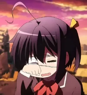 Sticker Рика таканаши @anime_stickerr - 7