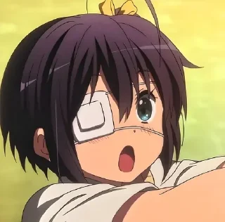 Sticker Рика таканаши @anime_stickerr - 5