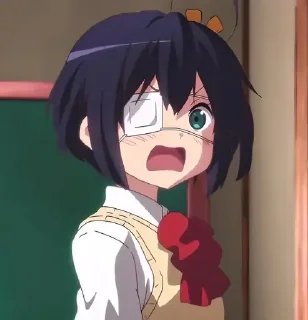 Sticker Рика таканаши @anime_stickerr - 9