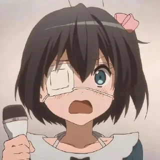 Sticker Рика таканаши @anime_stickerr - 8