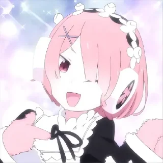 Стикер Ре зеро @anime_stickerr - 3