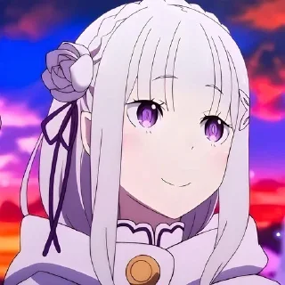 Стикер Ре зеро @anime_stickerr - 0