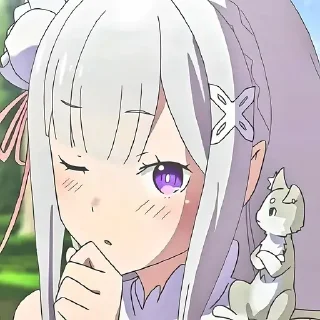 Стикер Ре зеро @anime_stickerr - 9