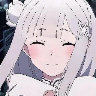 Стикер Ре зеро @anime_stickerr - 6