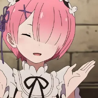 Стикер Ре зеро @anime_stickerr - 2