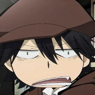 Стикер Бродячие псы @anime_sticks - 7