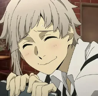 Стикер Бродячие псы @anime_sticks - 2