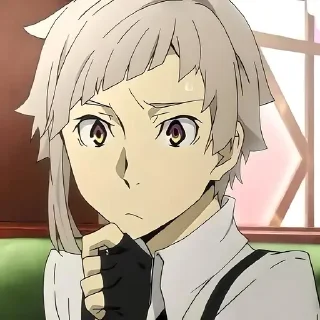 Стикер Бродячие псы @anime_sticks - 8