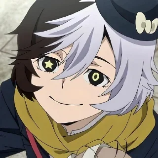 Стикер Бродячие псы @anime_sticks - 9