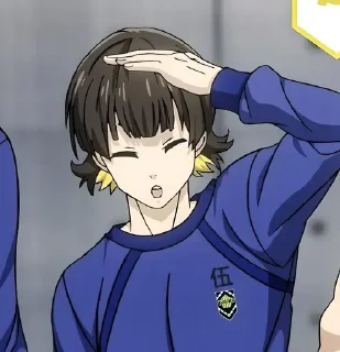 Стикер Блю лок @anime_sticks - 9