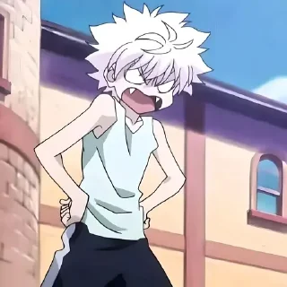 Sticker Килуа @anime_stickerr - 2