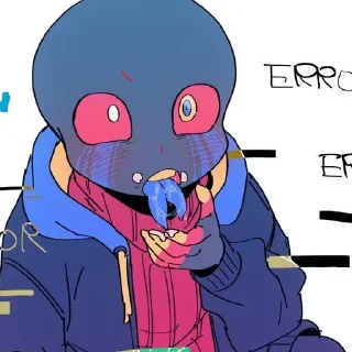 Стикер Error @undertailAUU - 10