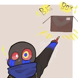 Стикер Error @undertailAUU - 4