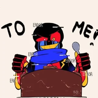 Стикер Error @undertailAUU - 9