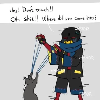 Стикер Error @undertailAUU - 0