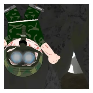 Стикер 2д костик - 9