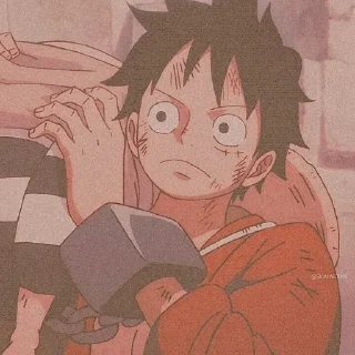 Sticker ⎙ Monkey D Luffy - @SugarCrashHelp - 1