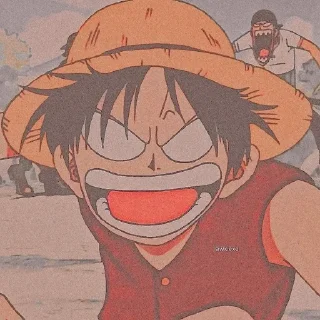 Sticker ⎙ Monkey D Luffy - @SugarCrashHelp - 6