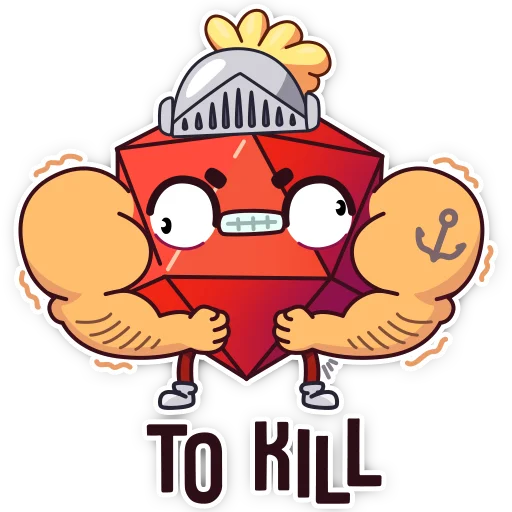 Стикер DnD_Dice_AFilinkov - 1