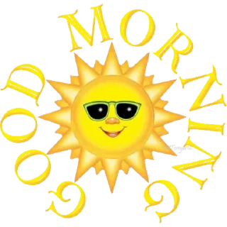 Sticker Доброе утро - 2