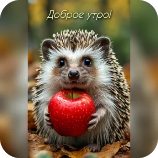 Sticker Доброе утро - 6