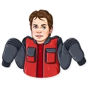 Sticker Back to the Future - 0