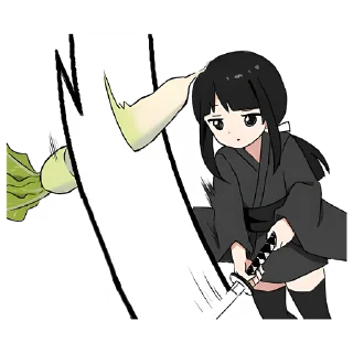 Sticker Дочь самурая @nyasticks - 5