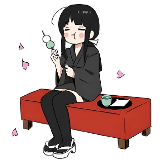 Sticker Дочь самурая @nyasticks - 0