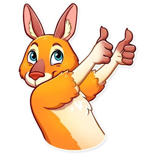 мультфильм клипарт кролик