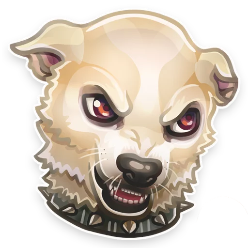 cartoon skull mammal